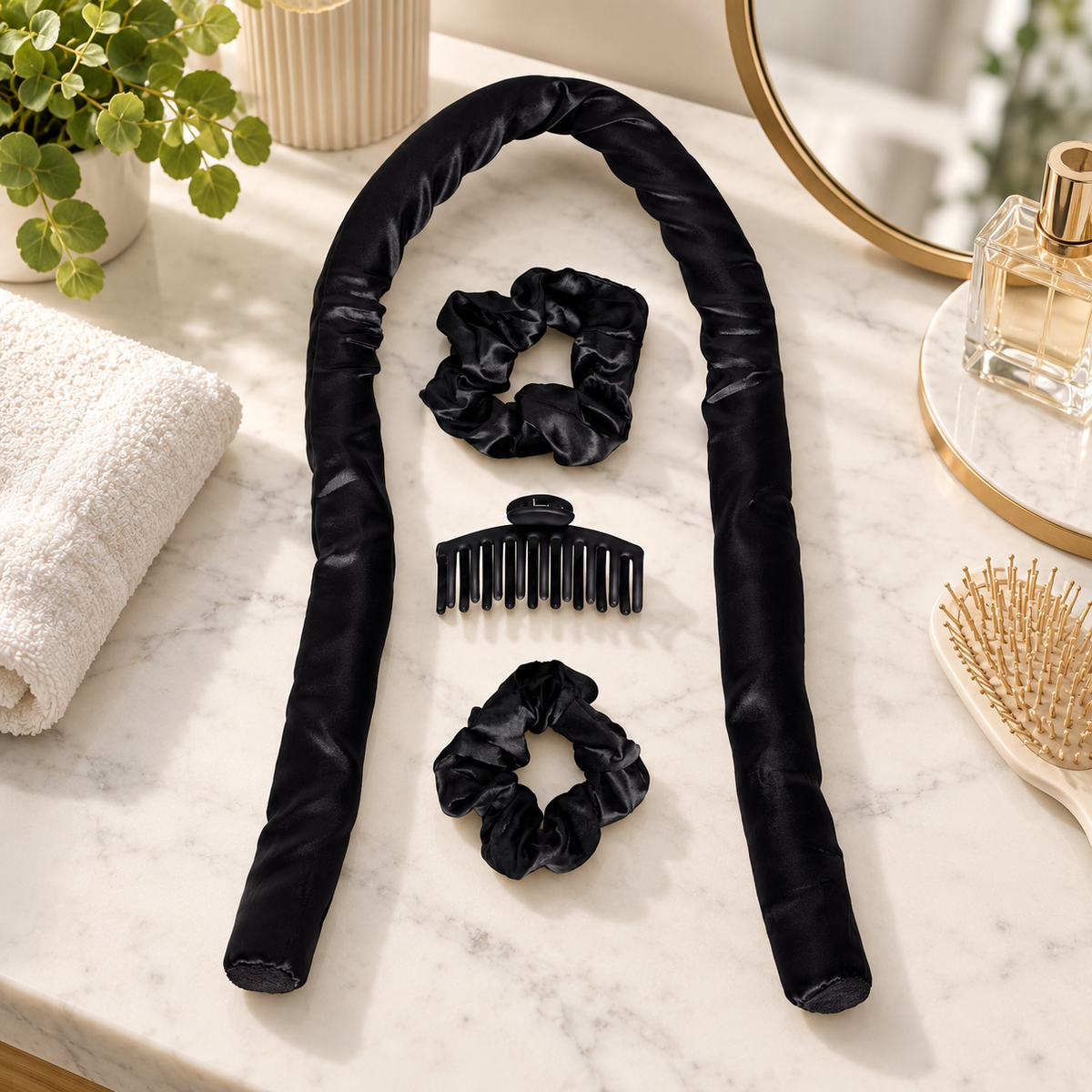 Heatless Curl Set with Hair Accessories