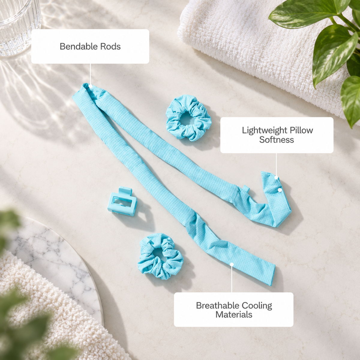Heatless Curling Rod Set