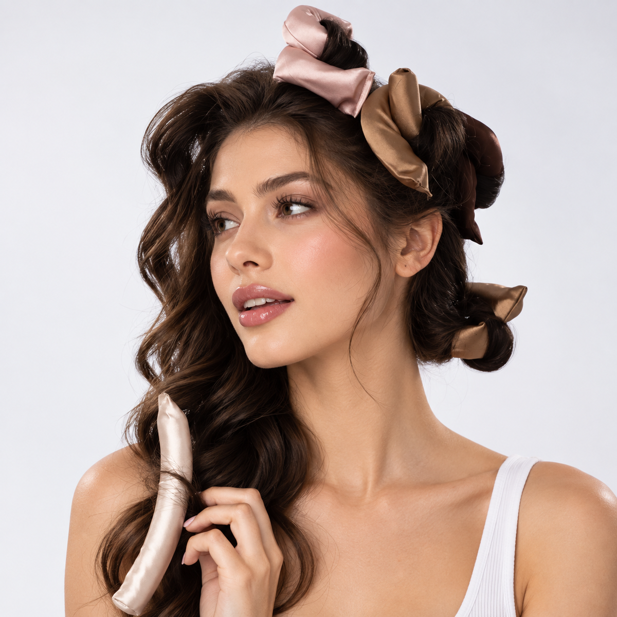 Satin Flexi Curl Rods – 6 Pieces