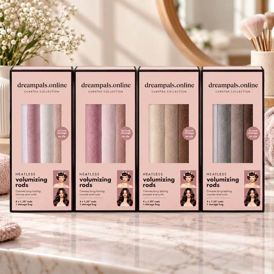 Heatless Volume Curl Rods – 4 Boxes